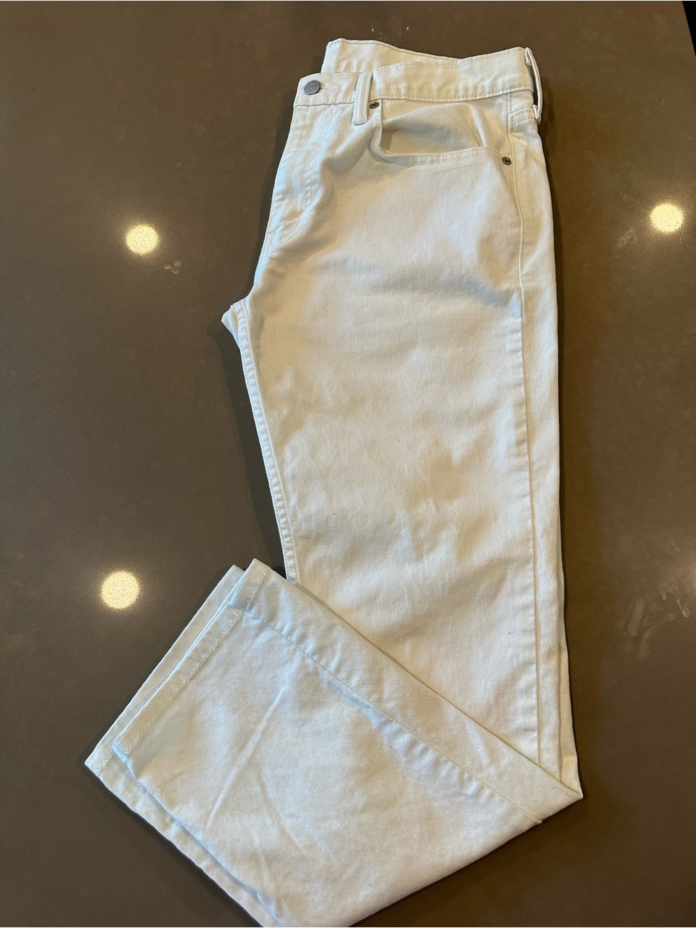 Levi's Slim Fit White Men's Jeans 34x30